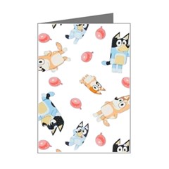 Bluey, Bluey Merch, Bluey Pattern, Bluey Bluey, Bingo, Bluey Design, Bluey Dog Mini Greeting Card by avitendut