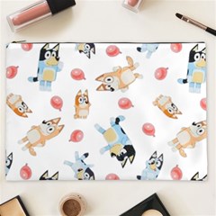 Bluey, Bluey Merch, Bluey Pattern, Bluey Bluey, Bingo, Bluey Design, Bluey Dog Cosmetic Bag (xxl) by avitendut