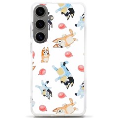 Bluey, Bluey Merch, Bluey Pattern, Bluey Bluey, Bingo, Bluey Design, Bluey Dog Samsung Galaxy S24 Ultra 6 9 Inch Tpu Uv Case by avitendut