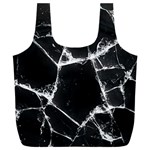 Dark Patch Art Crack Construction Full Print Recycle Bag (XXL) Back