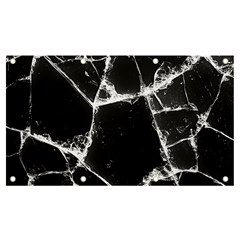 Dark Patch Art Crack Construction Banner And Sign 7  X 4  by Tsamara