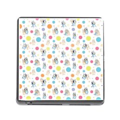 Bluey, Bluey Merch, Bluey Pattern, Bluey Bluey, Bingo, Bluey Design, Bluey Dog Memory Card Reader (square 5 Slot) by avitendut