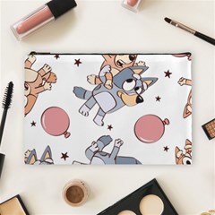 Bluey, Bluey Merch, Bluey Pattern, Bluey Bluey, Bingo, Bluey Design, Bluey Dog Cosmetic Bag (large) by avitendut
