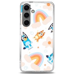 Bluey, Bluey Merch, Bluey Pattern, Bluey Bluey, Bingo, Bluey Design, Bluey Dog Samsung Galaxy S24 6 2 Inch Tpu Uv Case by avitendut