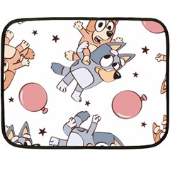 Bluey, Bluey Merch, Bluey Pattern, Bluey Bluey, Bingo, Bluey Design, Bluey Dog 35 x27  Fleece Blanket (mini) by avitendut