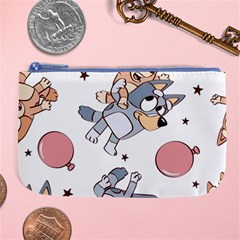Bluey, Bluey Merch, Bluey Pattern, Bluey Bluey, Bingo, Bluey Design, Bluey Dog Large Coin Purse by avitendut