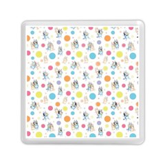 Bluey, Bluey Merch, Bluey Pattern, Bluey Bluey, Bingo, Bluey Design, Bluey Dog Memory Card Reader (square) by avitendut