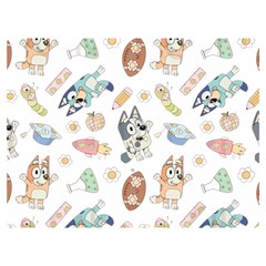 Bluey, Bluey Merch, Bluey Pattern, Bluey Bluey, Bingo, Bluey Design, Bluey Dog 40  X 30  Two Sides Premium Plush Fleece Blanket (baby Size) by avitendut