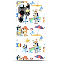 Bluey, Bluey Merch, Bluey Pattern, Bluey Bluey, Bingo, Bluey Design, Bluey Dog Samsung Galaxy S24 Ultra 6 9 Inch Black Tpu Uv Case by avitendut