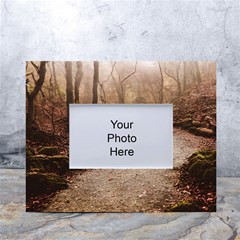 Path Trees Forest Fantasy White Tabletop Photo Frame 4 x6  by Anend