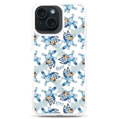 Bluey, Bluey Merch, Bluey Pattern, Bluey Bluey, Bingo, Bluey Design, Bluey Dog Iphone 15 Plus Tpu Uv Print Case by avitendut
