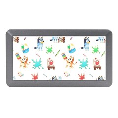 Bluey, Bluey Merch, Bluey Pattern, Bluey Bluey, Bingo, Bluey Design, Bluey Dog Memory Card Reader (mini) by avitendut