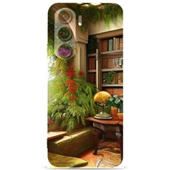 Room Interior Library Books Bookshelves Reading Literature Study Fiction Old Manor Book Nook Reading Samsung Galaxy S24 Plus 6 7 Inch Black Tpu Uv Case by Posterlux