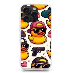 Gangster Rubber Ducky Iphone 15 Pro Tpu Uv Print Case by thatfashion