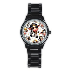 Dancing Cow Watches Stainless Steel Round Watch by thatfashion