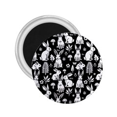 Easter Bunny Pattern 2 25  Magnets by Valentinaart