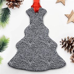 Dark Grey Snake Ornament (christmas Tree)  by DinkovaArt