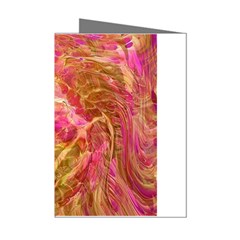 Acid Green Blend Mini Greeting Cards (pkg Of 8) by kaleidomarblingart