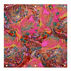 Collage  Banner And Sign 4  X 4  by kaleidomarblingart